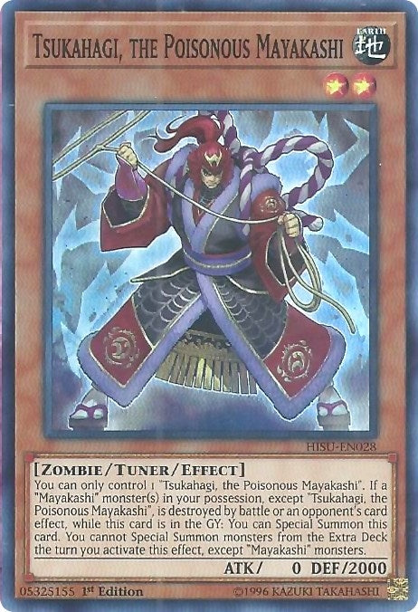 Image for Tsukahagi, the Poisonous Mayakashi (HISU-EN028) (Hidden Summoners) - YuGiOh