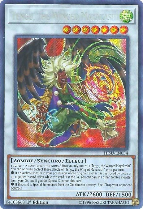 Image for Tengu, the Winged Mayakashi (HISU-EN034) (Hidden Summoners) - YuGiOh