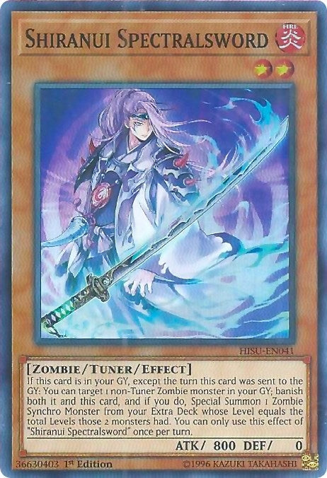 Image for Shiranui Spectralsword (HISU-EN041) (Hidden Summoners) - YuGiOh