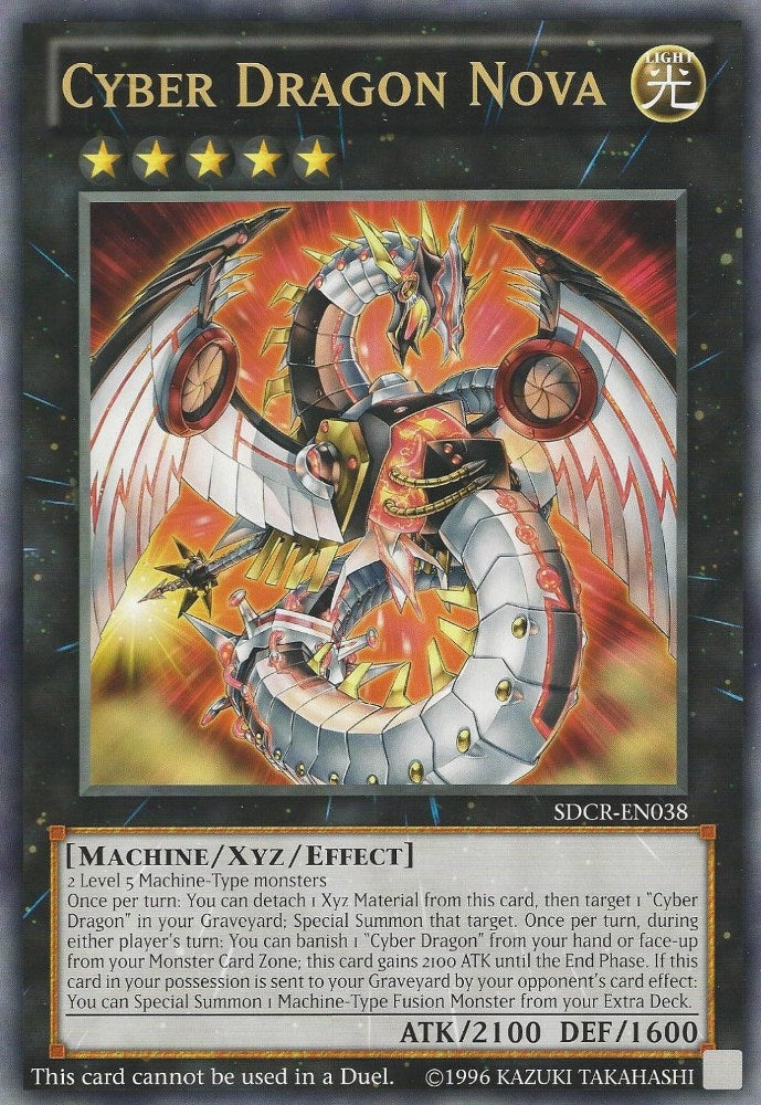 Image for Cyber Dragon Nova (Oversized) (Machine Madness) (SDCR-EN038) (Yu-Gi-Oh! Value Boxes) - YuGiOh