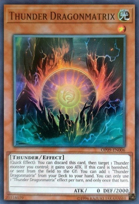 Image for Thunder Dragonmatrix (OP09-EN006) (OTS Tournament Pack 9) - YuGiOh