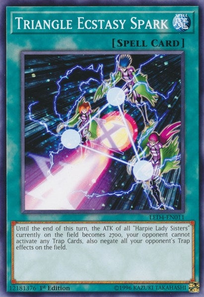 Image for Triangle Ecstasy Spark (LED4-EN011) (Legendary Duelists: Sisters of the Rose) - YuGiOh