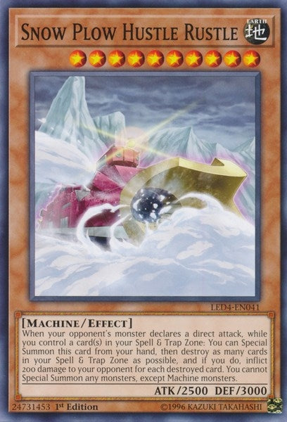 Image for Snow Plow Hustle Rustle (LED4-EN041) (Legendary Duelists: Sisters of the Rose) - YuGiOh