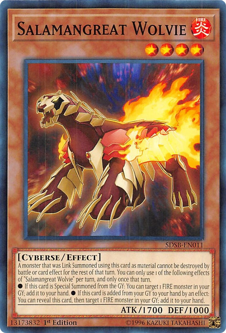 Image for Salamangreat Wolvie (SDSB-EN011) (Structure Deck: Soulburner) - YuGiOh
