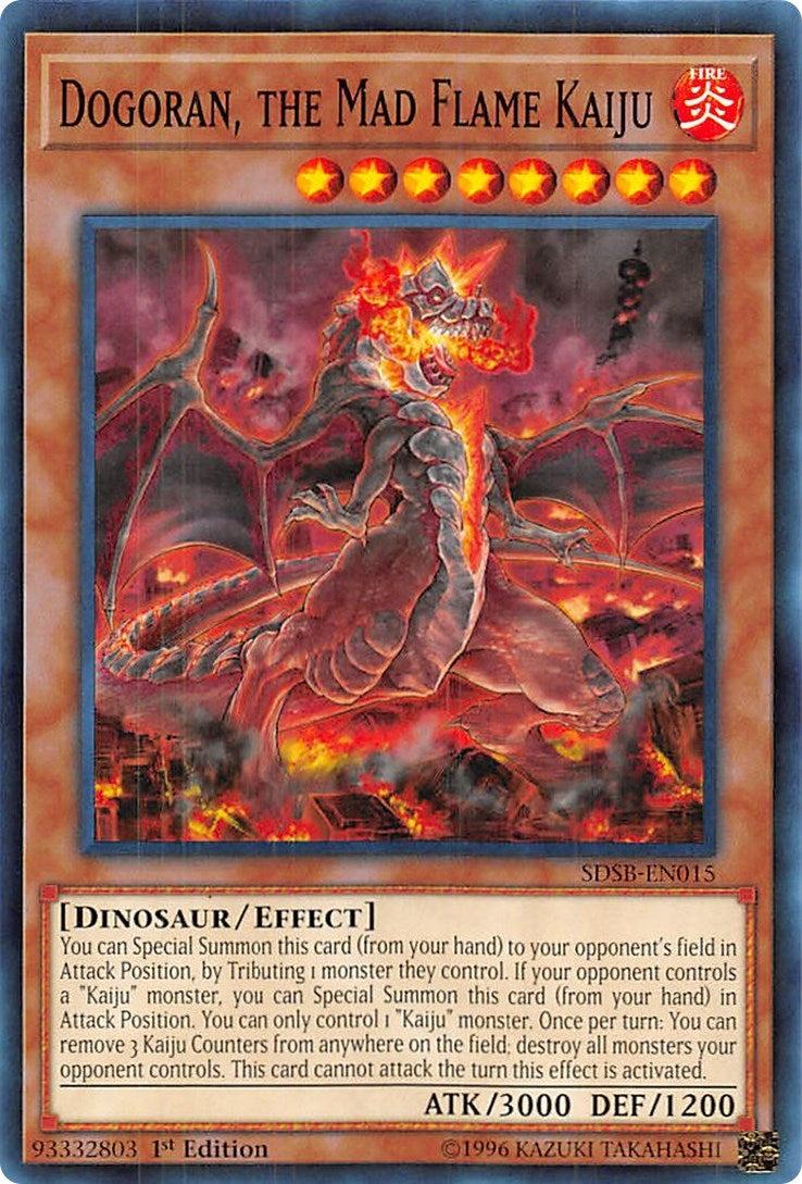 Image for Dogoran, the Mad Flame Kaiju (SDSB-EN015) (Structure Deck: Soulburner) - YuGiOh