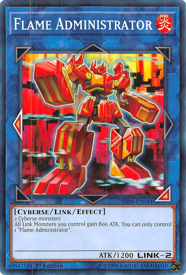 Image for Flame Administrator (SDSB-EN044) (Structure Deck: Soulburner) - YuGiOh