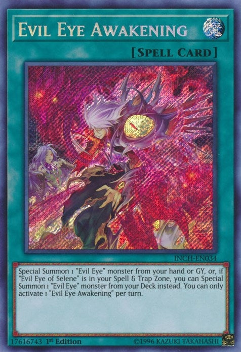 Image for Evil Eye Awakening (INCH-EN034) (The Infinity Chasers) - YuGiOh