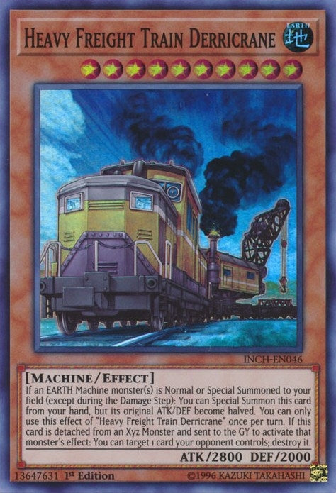 Image for Heavy Freight Train Derricrane (INCH-EN046) (The Infinity Chasers) - YuGiOh