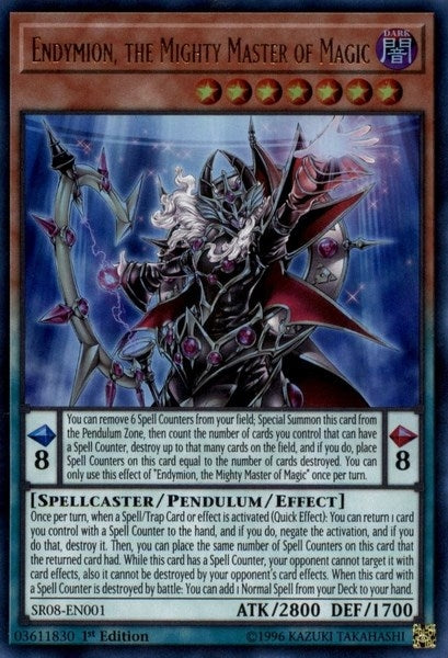 Image for Endymion, the Mighty Master of Magic (SR08-EN001) (Structure Deck: Order of the Spellcasters) - YuGiOh