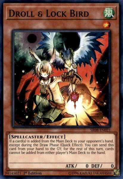 Image for Droll & Lock Bird (SR08-EN021) (Structure Deck: Order of the Spellcasters) - YuGiOh