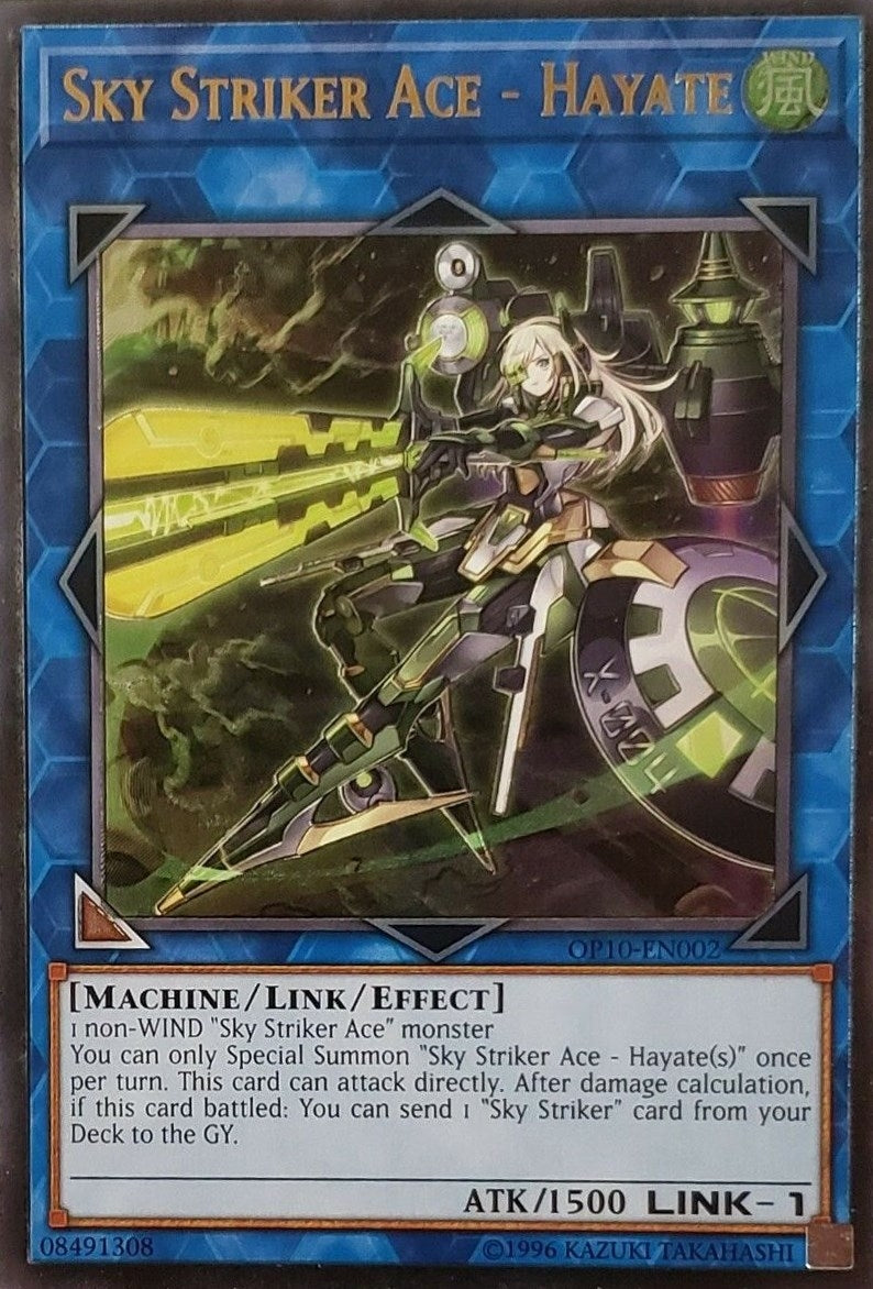 Image for Sky Striker Ace - Hayate (UTR) (OP10-EN002) (OTS Tournament Pack 10) - YuGiOh