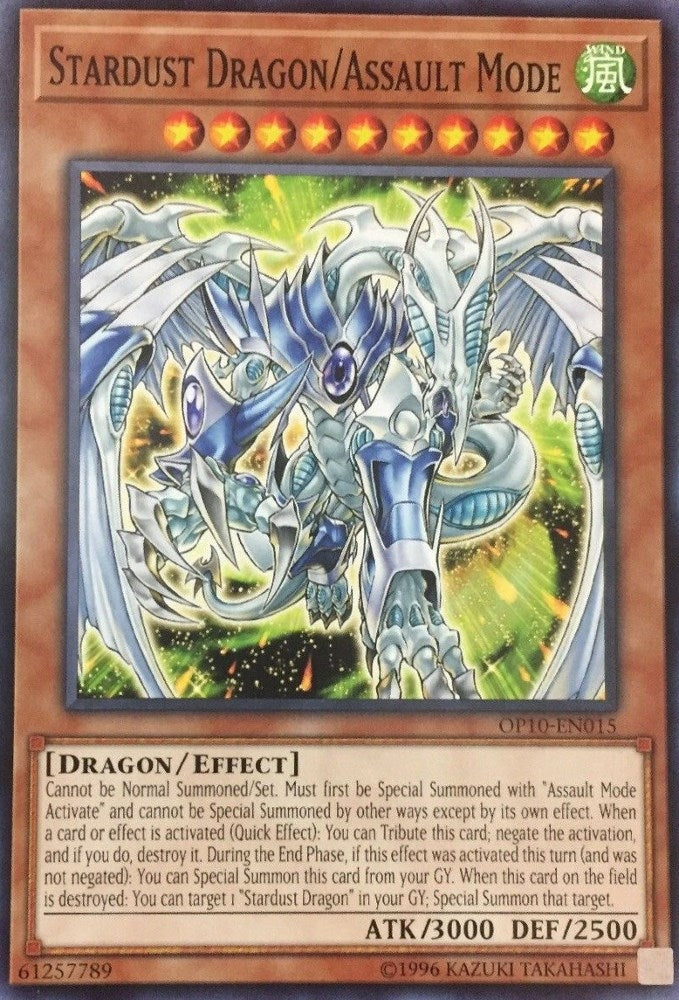 Image for Stardust Dragon/Assault Mode (OP10-EN015) (OTS Tournament Pack 10) - YuGiOh