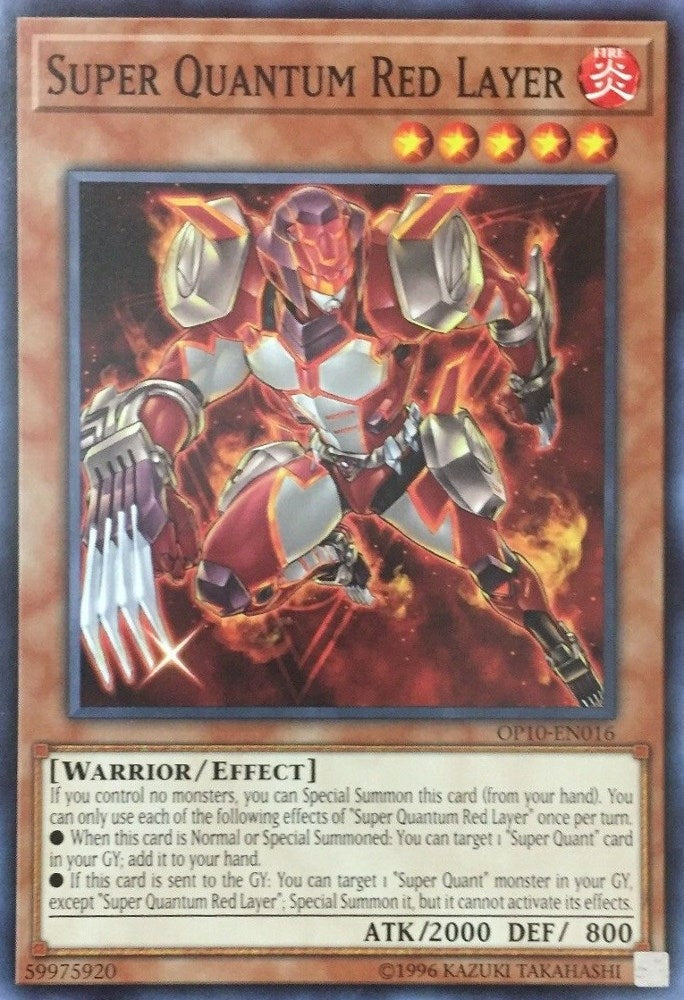 Image for Super Quantum Red Layer (OP10-EN016) (OTS Tournament Pack 10) - YuGiOh