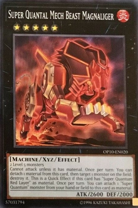 Image for Super Quantal Mech Beast Magnaliger (OP10-EN020) (OTS Tournament Pack 10) - YuGiOh