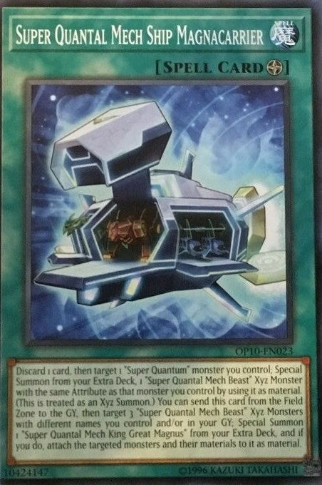 Image for Super Quantal Mech Ship Magnacarrier (OP10-EN023) (OTS Tournament Pack 10) - YuGiOh
