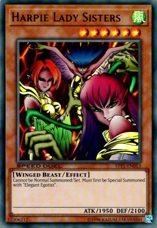 Image for Harpie Lady Sisters (STP1-EN013) (Speed Duel: Tournament Pack 1) - YuGiOh