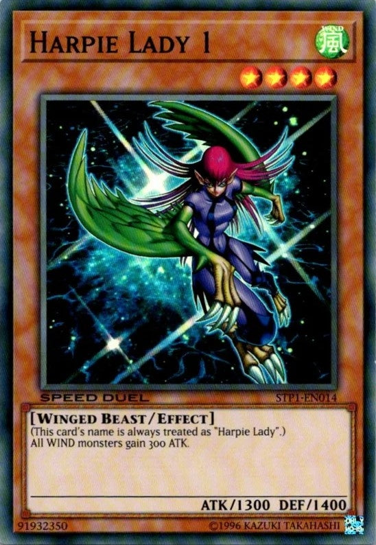 Image for Harpie Lady 1 (STP1-EN014) (Speed Duel: Tournament Pack 1) - YuGiOh