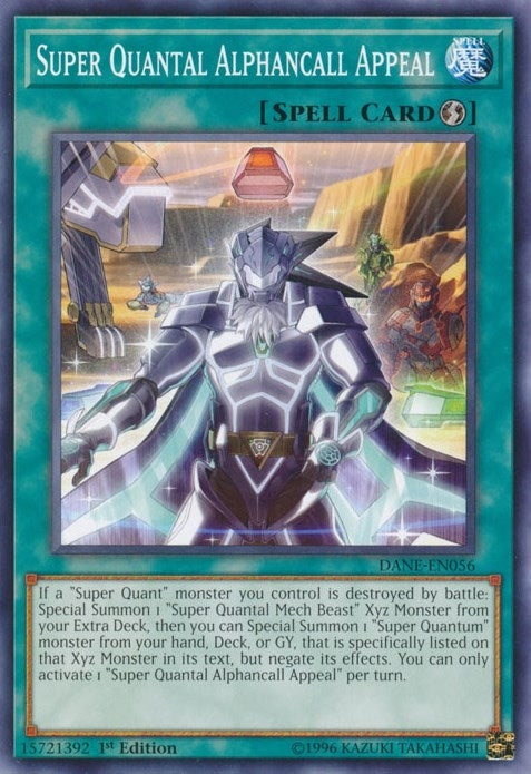 Image for Super Quantal Alphancall Appeal (DANE-EN056) (Dark Neostorm) - YuGiOh
