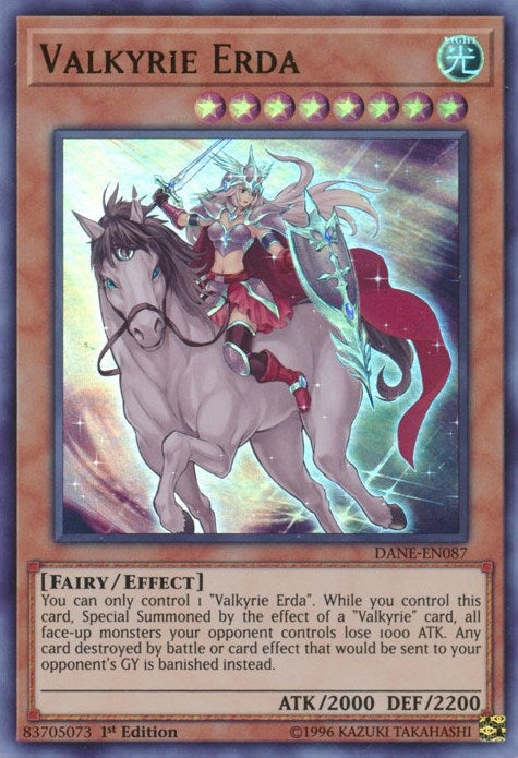 Image for Valkyrie Erda (DANE-EN087) (Dark Neostorm) - YuGiOh