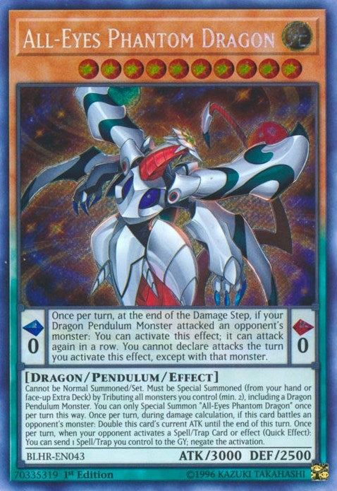 Image for All-Eyes Phantom Dragon (BLHR-EN043) (Battles of Legend: Hero's Revenge) - YuGiOh