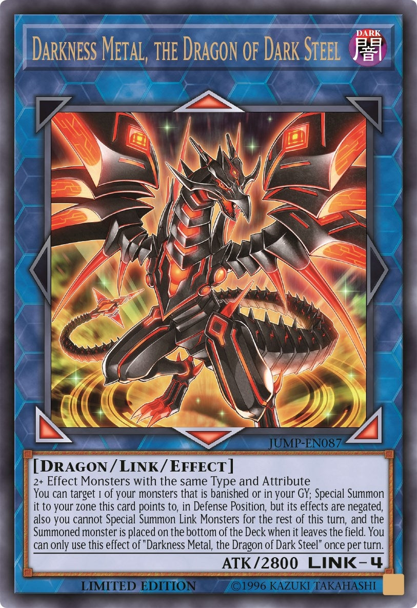 Image for Darkness Metal, the Dragon of Dark Steel (JUMP-EN087) (Shonen Jump Magazine Promos) - YuGiOh