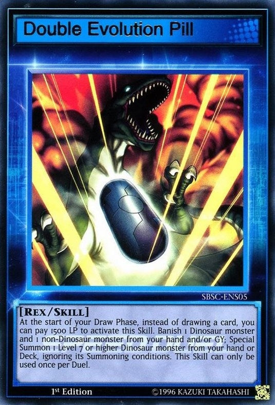Image for Double Evolution Pill (Skill Card) (SBSC-ENS05) (Speed Duel: Scars of Battle) - YuGiOh