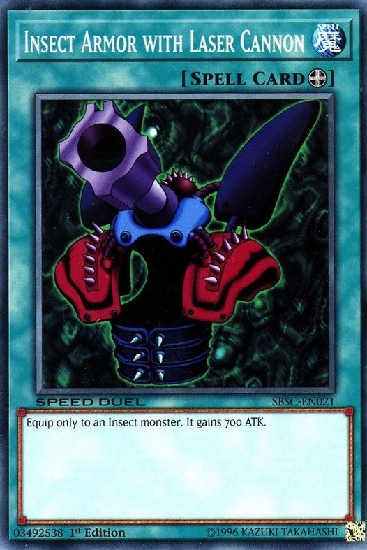 Image for Insect Armor with Laser Cannon (SBSC-EN021) (Speed Duel: Scars of Battle) - YuGiOh