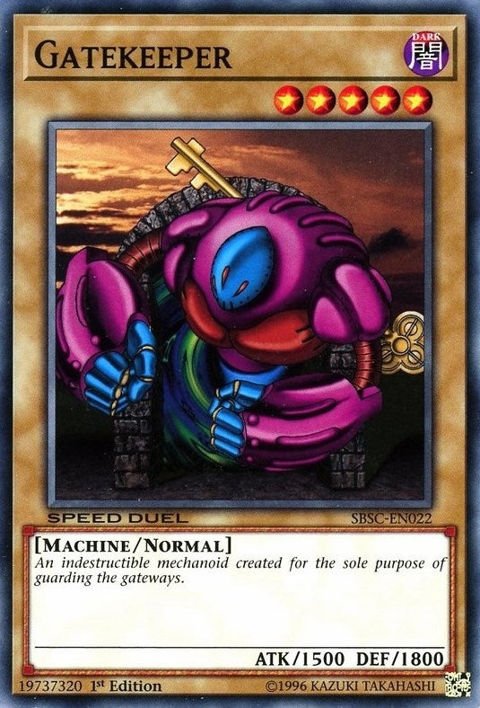 Image for Gatekeeper (SBSC-EN022) (Speed Duel: Scars of Battle) - YuGiOh