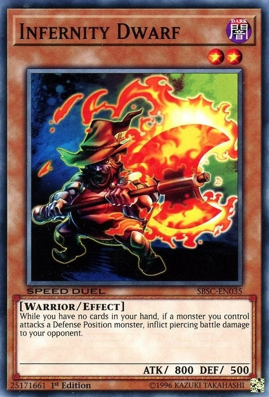 Image for Infernity Dwarf (SBSC-EN035) (Speed Duel: Scars of Battle) - YuGiOh