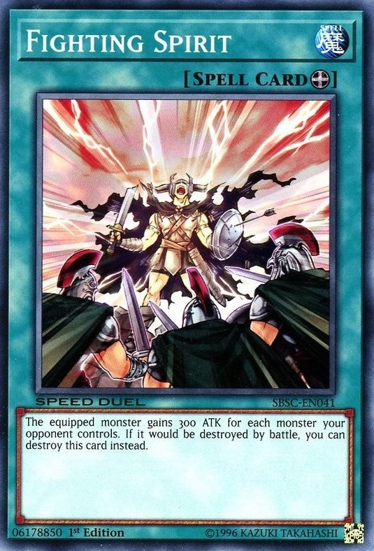 Image for Fighting Spirit (SBSC-EN041) (Speed Duel: Scars of Battle) - YuGiOh