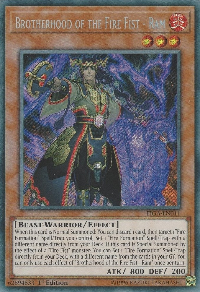 Image for Brotherhood of the Fire Fist - Ram (FIGA-EN011) (Fists of the Gadgets) - YuGiOh