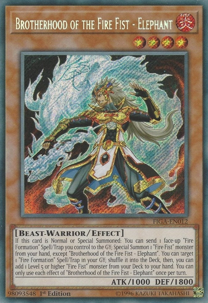 Image for Brotherhood of the Fire Fist - Elephant (FIGA-EN012) (Fists of the Gadgets) - YuGiOh
