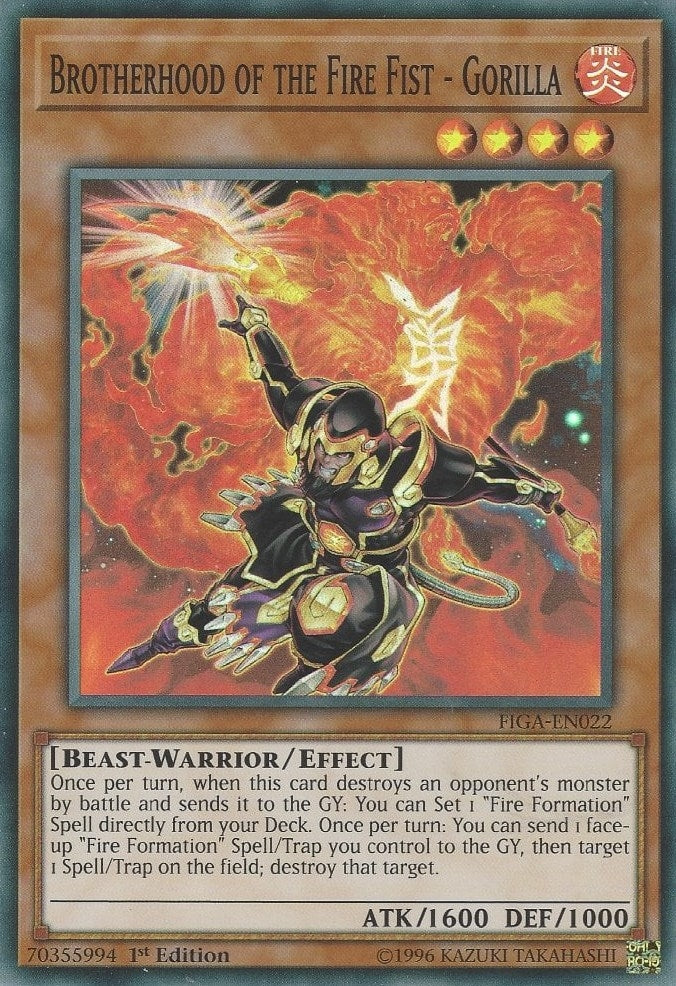 Image for Brotherhood of the Fire Fist - Gorilla (FIGA-EN022) (Fists of the Gadgets) - YuGiOh