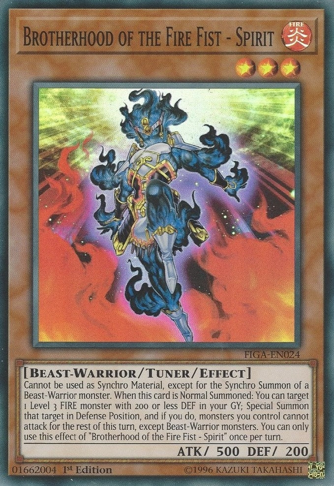 Image for Brotherhood of the Fire Fist - Spirit (FIGA-EN024) (Fists of the Gadgets) - YuGiOh