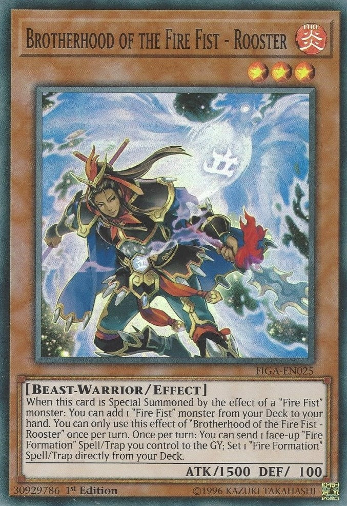 Image for Brotherhood of the Fire Fist - Rooster (FIGA-EN025) (Fists of the Gadgets) - YuGiOh