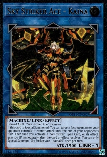 Image for Sky Striker Ace - Kaina (UTR) (OP11-EN002) (OTS Tournament Pack 11) - YuGiOh