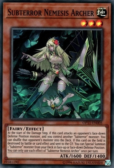 Image for Subterror Nemesis Archer (OP11-EN005) (OTS Tournament Pack 11) - YuGiOh