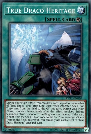 Image for True Draco Heritage (OP11-EN020) (OTS Tournament Pack 11) - YuGiOh