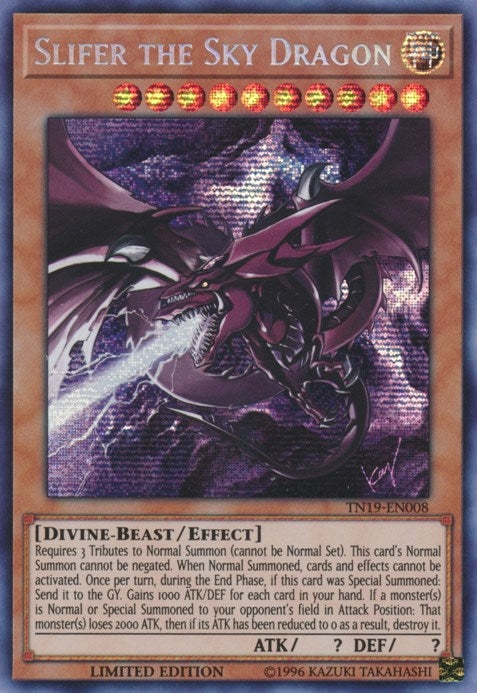 Image for Slifer the Sky Dragon (TN19-EN008) (2019 Gold Sarcophagus Tin) - YuGiOh