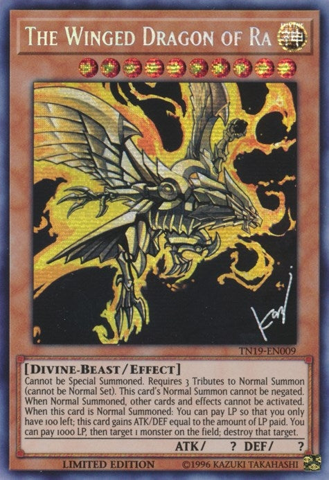 Image for The Winged Dragon of Ra (TN19-EN009) (2019 Gold Sarcophagus Tin) - YuGiOh