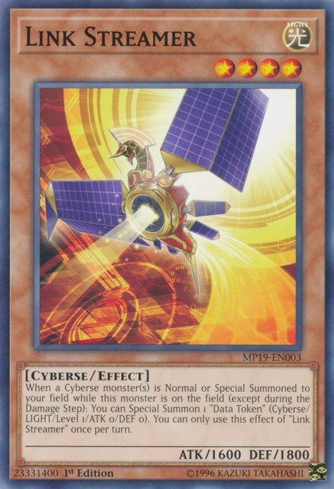 Image for Link Streamer (MP19-EN003) (2019 Gold Sarcophagus Tin Mega Pack) - YuGiOh