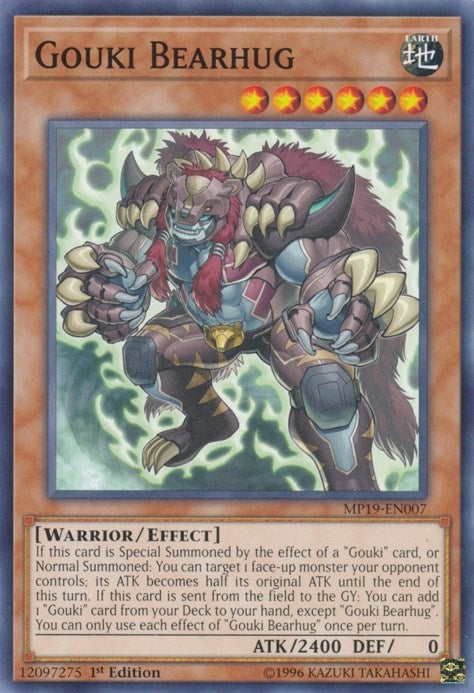 Image for Gouki Bearhug (MP19-EN007) (2019 Gold Sarcophagus Tin Mega Pack) - YuGiOh