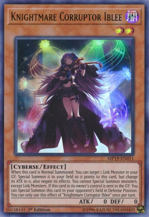 Image for Knightmare Corruptor Iblee (MP19-EN011) (2019 Gold Sarcophagus Tin Mega Pack) - YuGiOh