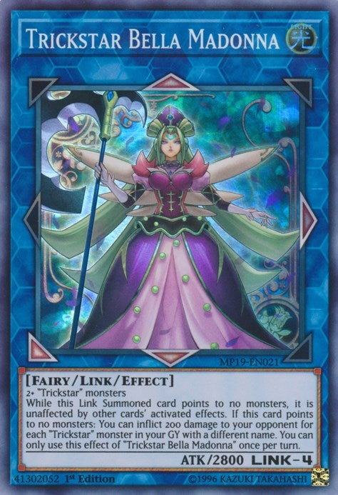 Image for Trickstar Bella Madonna (MP19-EN021) (2019 Gold Sarcophagus Tin Mega Pack) - YuGiOh
