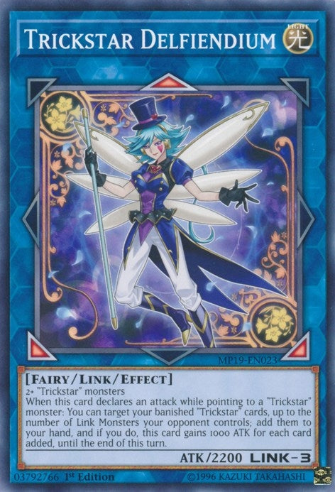 Image for Trickstar Delfiendium (MP19-EN023) (2019 Gold Sarcophagus Tin Mega Pack) - YuGiOh