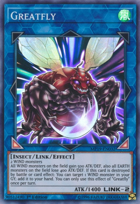 Image for Greatfly (MP19-EN032) (2019 Gold Sarcophagus Tin Mega Pack) - YuGiOh