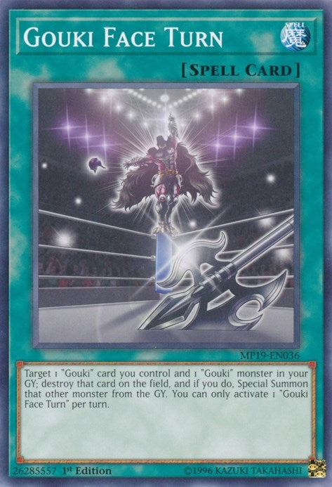 Image for Gouki Face Turn (MP19-EN036) (2019 Gold Sarcophagus Tin Mega Pack) - YuGiOh