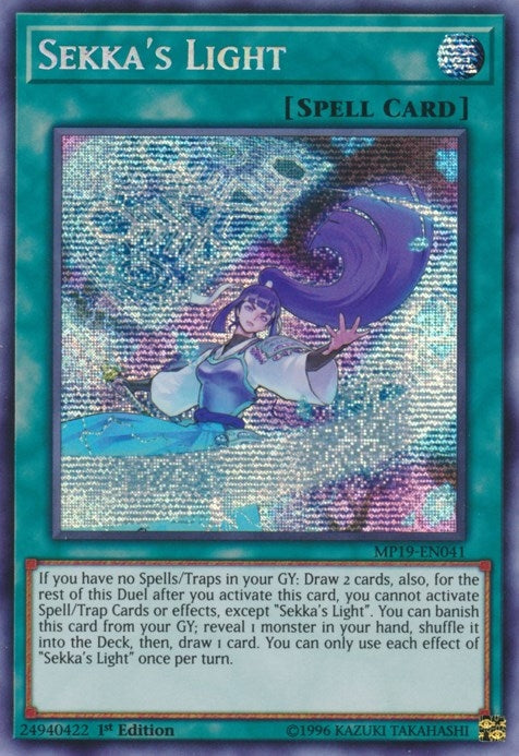 Image for Sekka's Light (MP19-EN041) (2019 Gold Sarcophagus Tin Mega Pack) - YuGiOh
