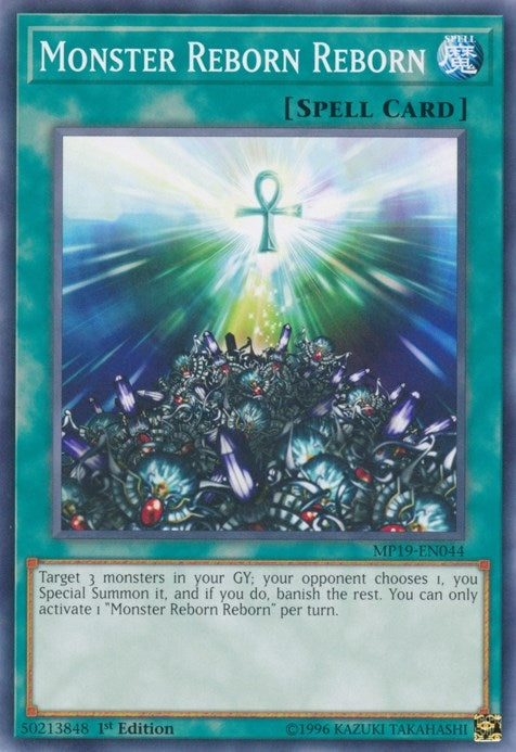 Image for Monster Reborn Reborn (MP19-EN044) (2019 Gold Sarcophagus Tin Mega Pack) - YuGiOh