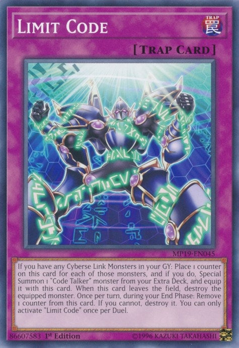 Image for Limit Code (MP19-EN045) (2019 Gold Sarcophagus Tin Mega Pack) - YuGiOh